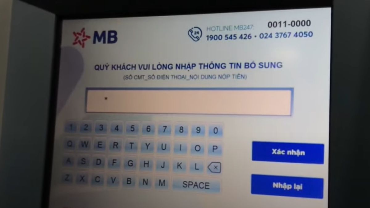 Cách nạp tiền vào MB Bank tại cây ATM 01