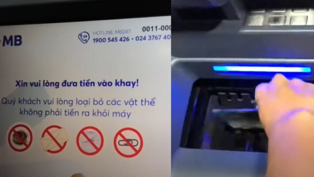 Cách nạp tiền vào MB Bank tại cây ATM 03