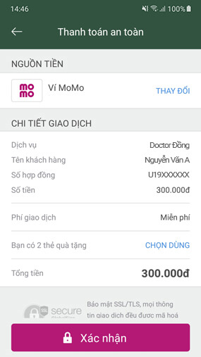 Hướng dẫn thanh toán khoản vay Doctor Đồng 05