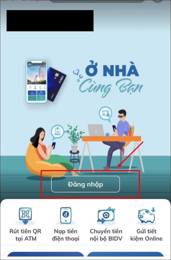 Tra cứu khi quên số tài khoản BIDV trên Smart Banking 01