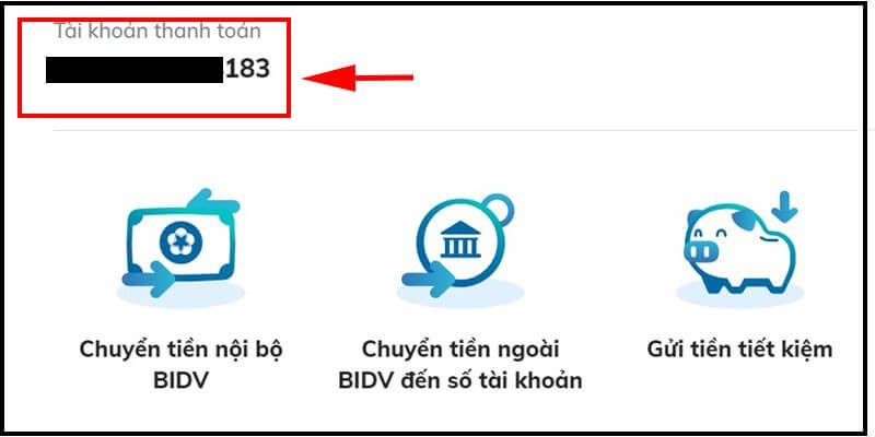 Tra số tài khoản ngân hàng bidv trên Website và cách kiểm tra số dư tài khoản BIDV 02