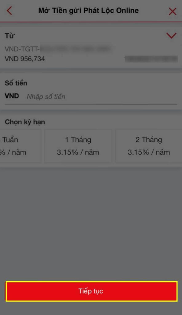 Cách gửi tiết kiệm Techcombank trên App Techcombank Mobile