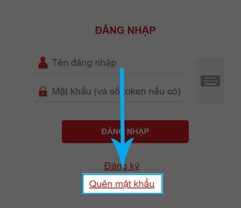 Khôi Phục Mật Khẩu Internet Banking Techcombank Qua Website