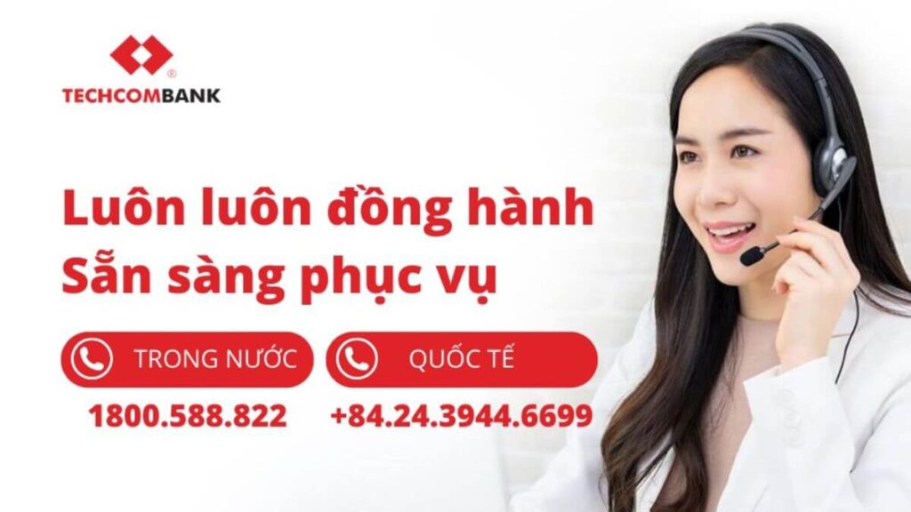 Kiểm tra tài khoản ngân hàng Techcombank qua tổng đài hỗ trợ